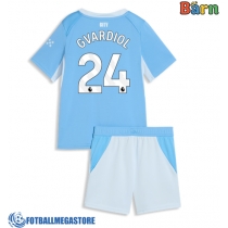 Fotballdrakt Barn Manchester City Josko Gvardiol #24 Hjemmedraktsett 2026-27 Kortermet (+ Korte bukser)